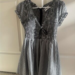Princess Polly Monochrome Checkered Dress
